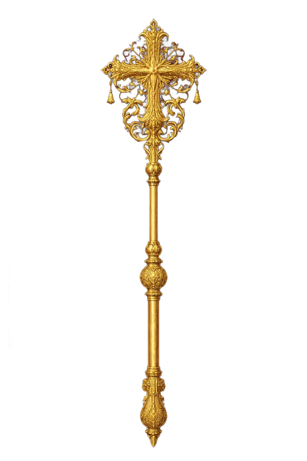 Enseres procesionales — asta procesional