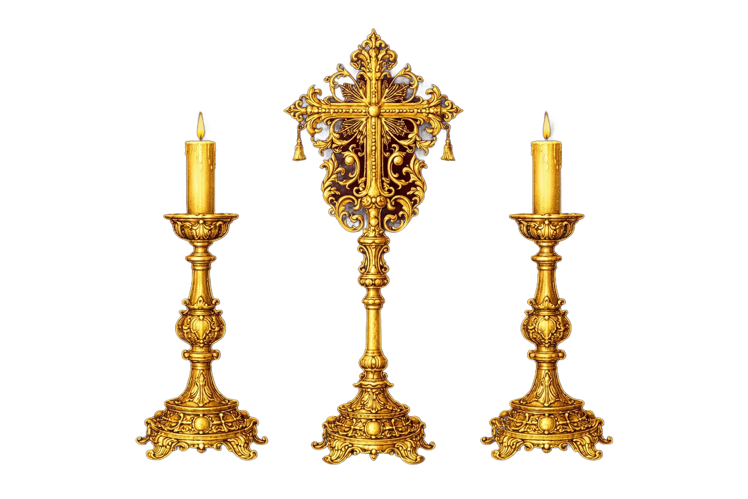 Conjuntos de altar — conjunto completo