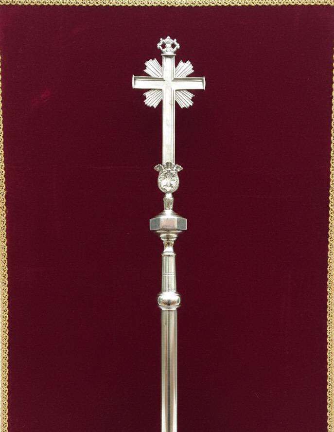 Asta procesional con cruz (260 cm)