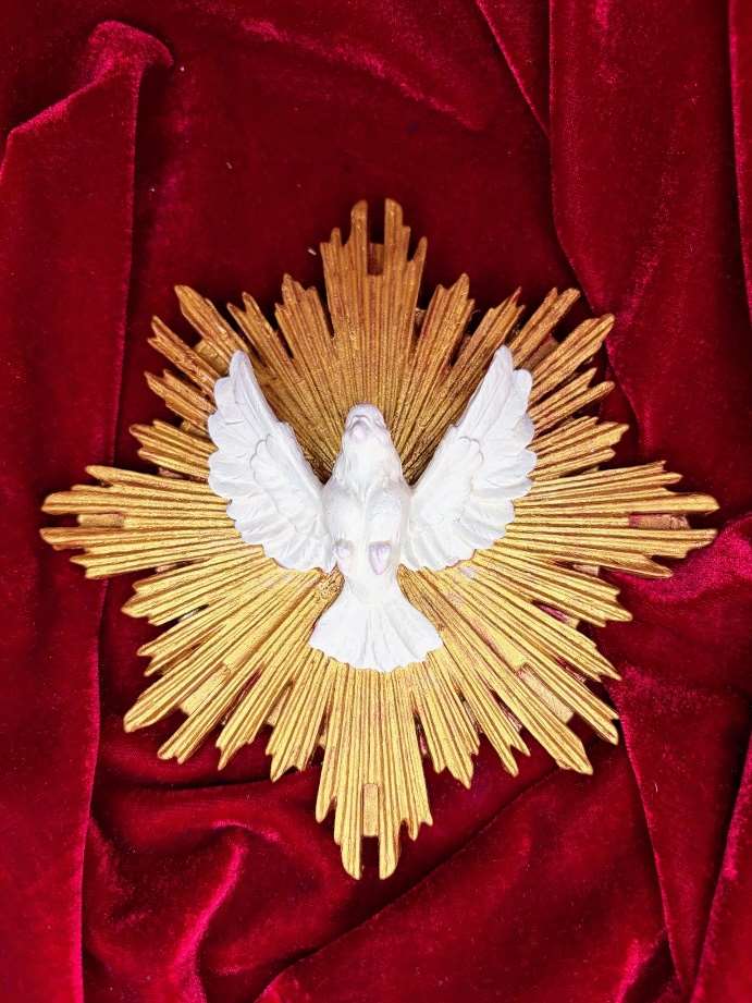 Ráfaga del Espíritu Santo con paloma (15 cm)