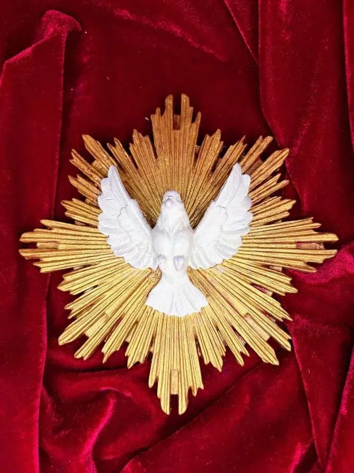 Ráfaga del Espíritu Santo con paloma (15 cm)