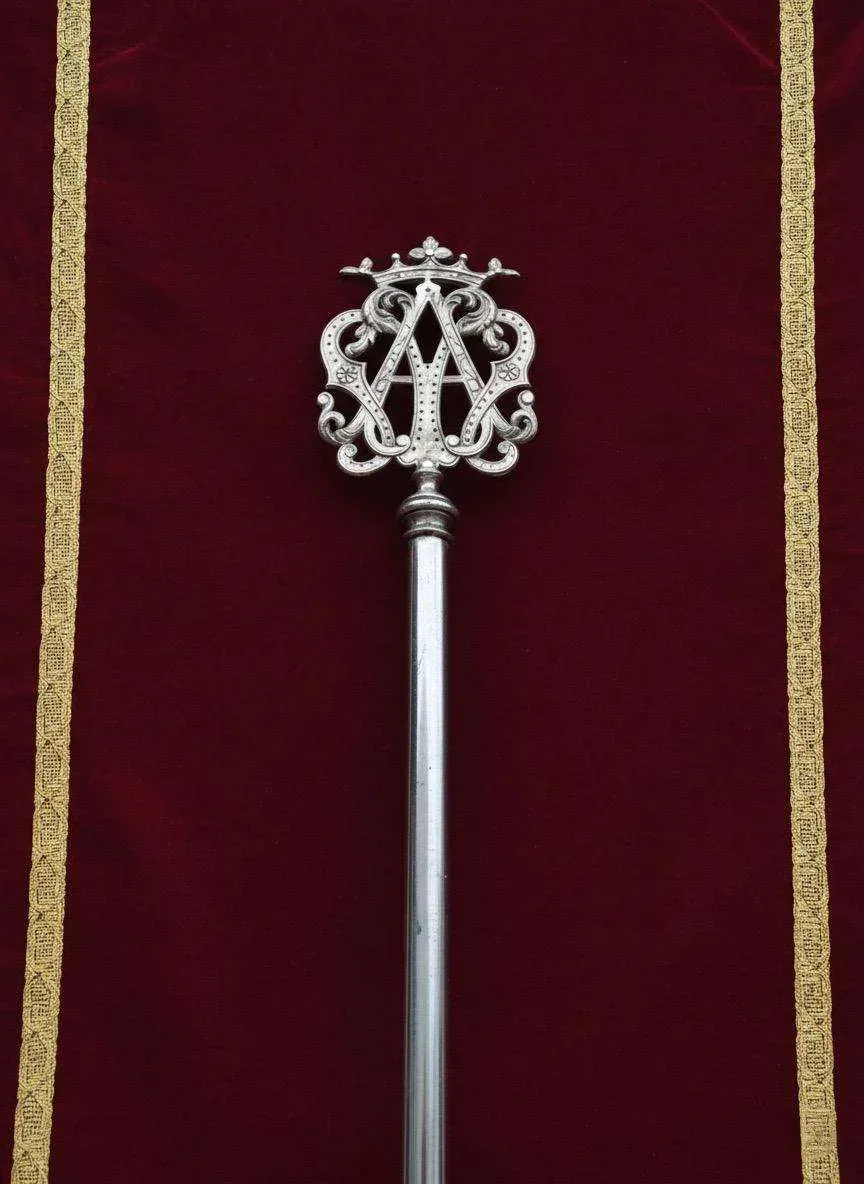 Asta procesional con anagrama de María (2,70 m)