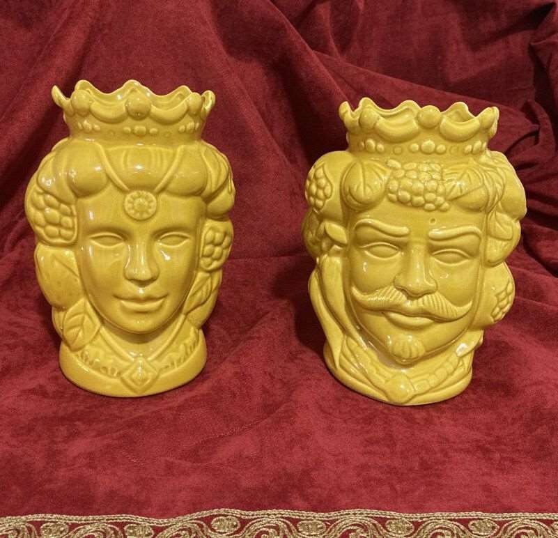 Pareja Testa di Moro Artigiano d'Oriente (18 cm)