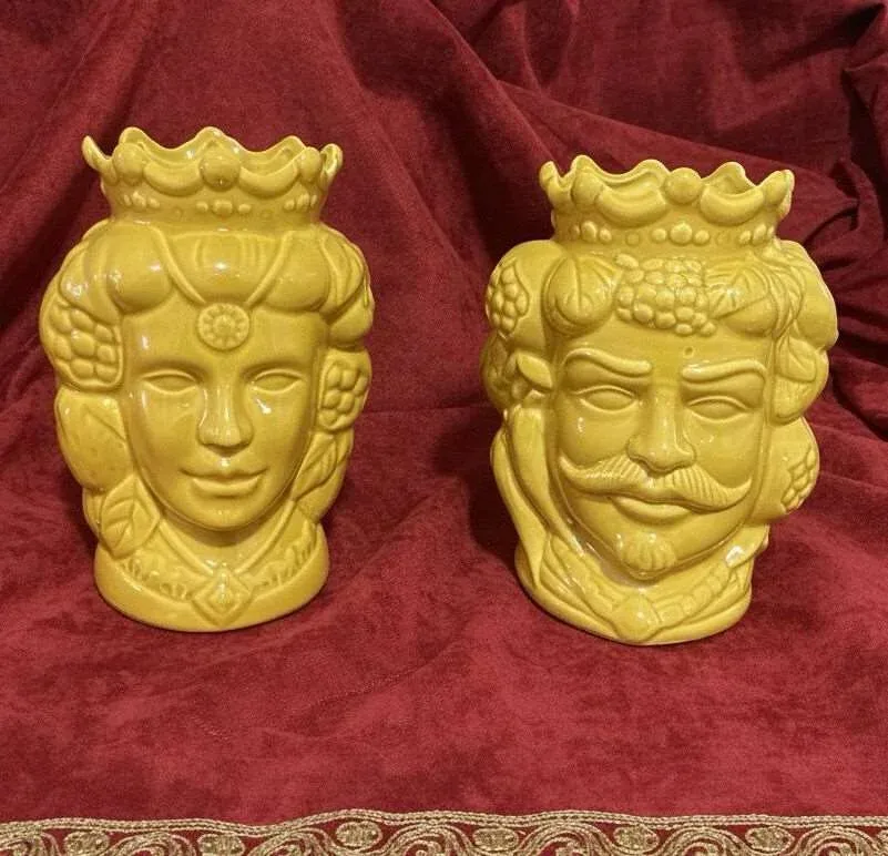 Pareja Testa di Moro Artigiano d'Oriente (18 cm)